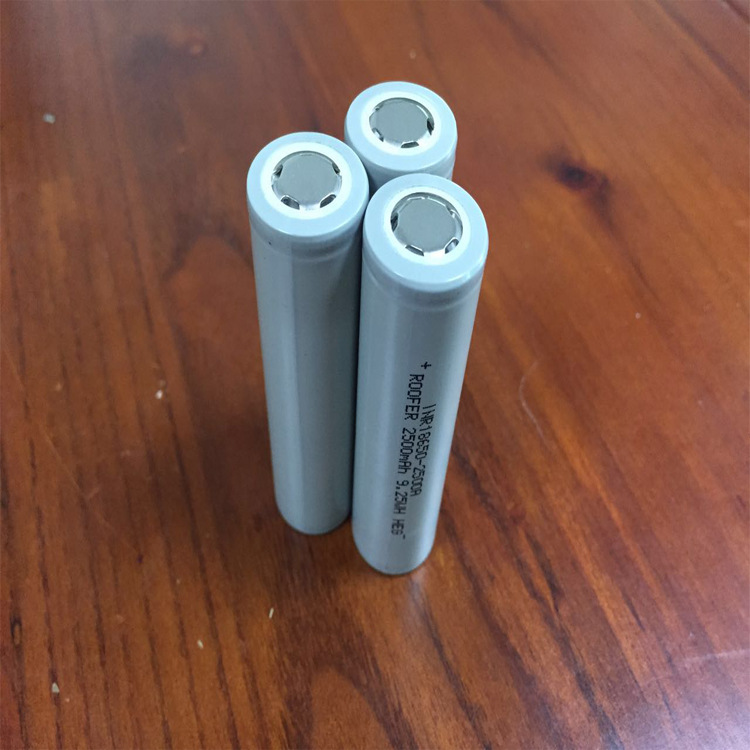 圆柱A品18650 3.7V 2500毫安足容量低内阻 移动电源充电锂电池