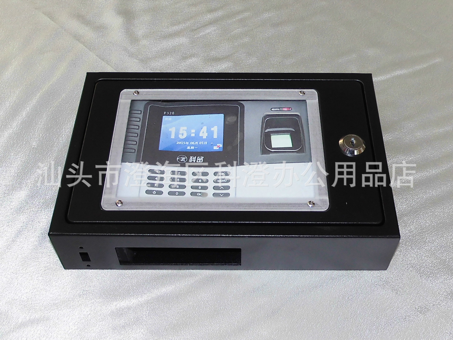 指纹考勤机金属保护盒（铁外罩）  适用于科密F320