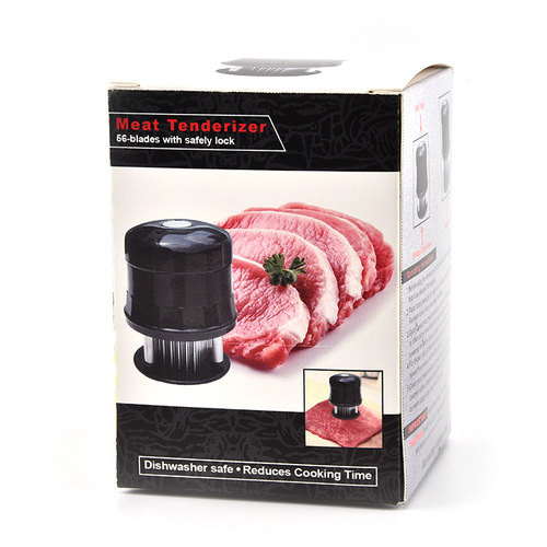 Manufacturer Direct Supply Stainless Steel Steak Tenderizer Household Tenderizer Bone Breaker Meat Tenderizer Set in Color Box