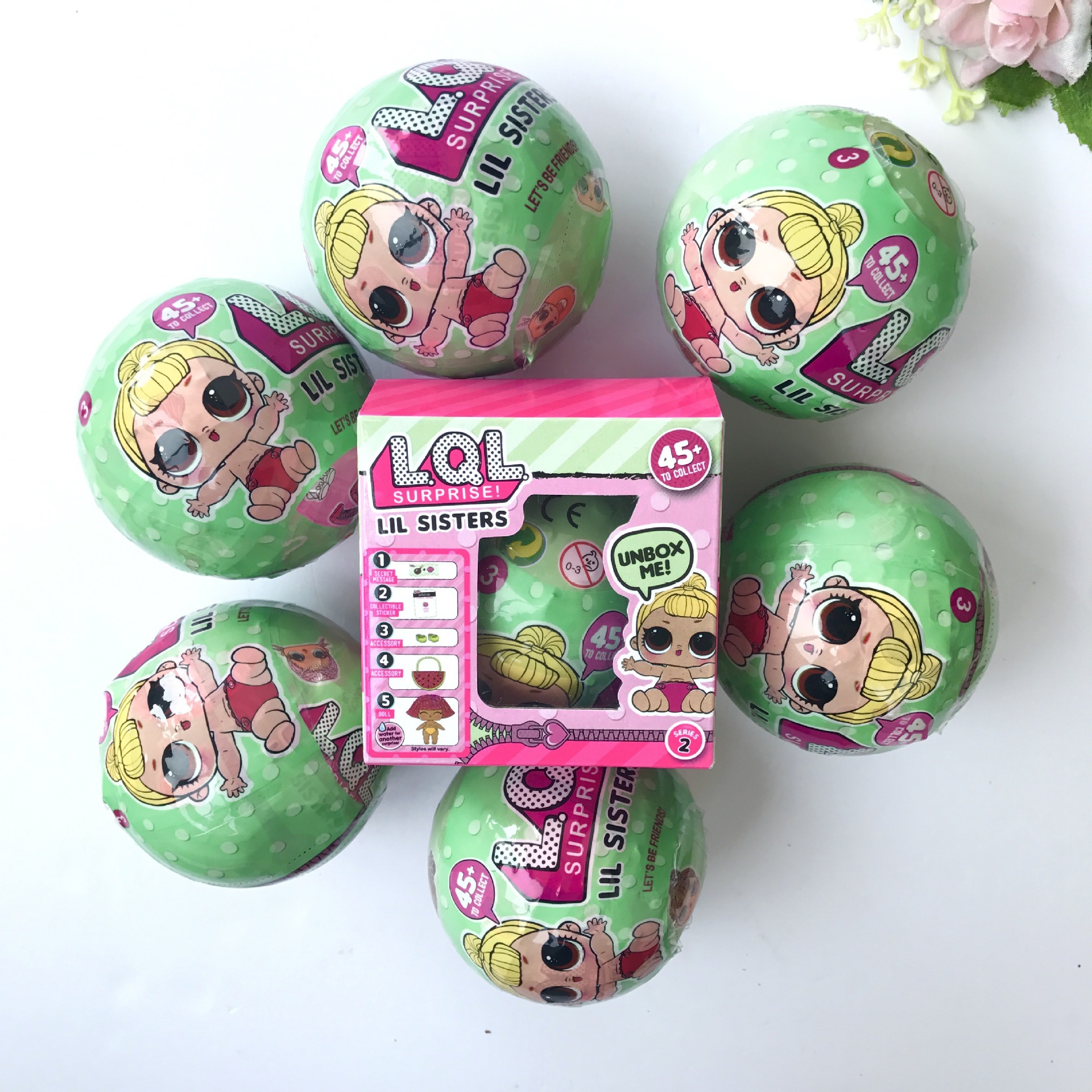 Generic LoL Lil Outrageous 7 Layers Surprise Ball Series 2 Doll Blind