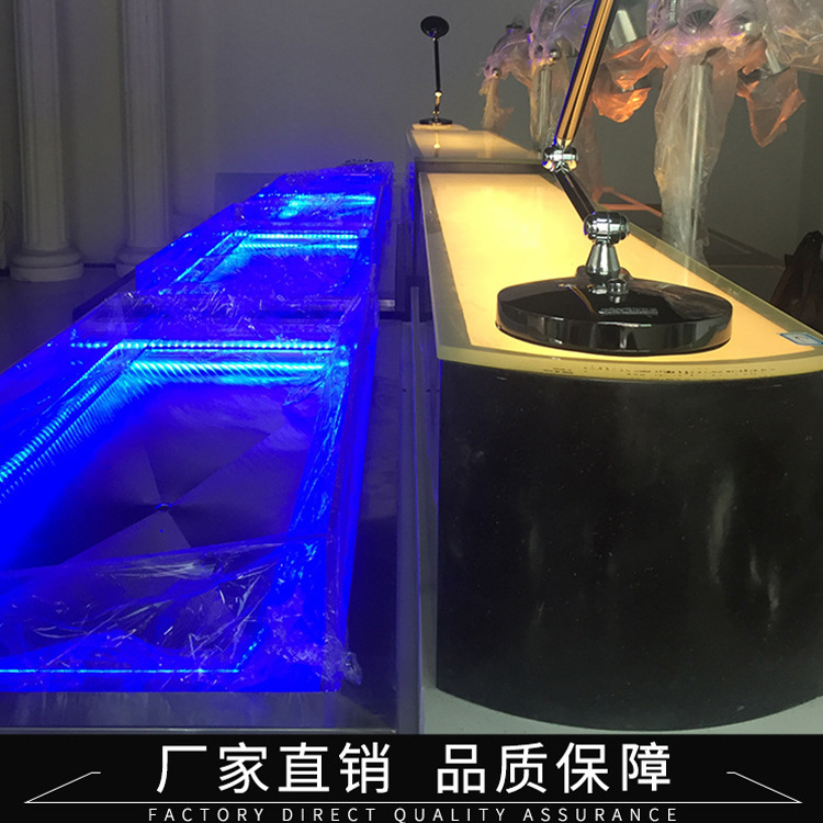 专业设计 海鲜刺身冰槽餐台 刺身海鲜冰盘 设计自助餐台海鲜冰盘