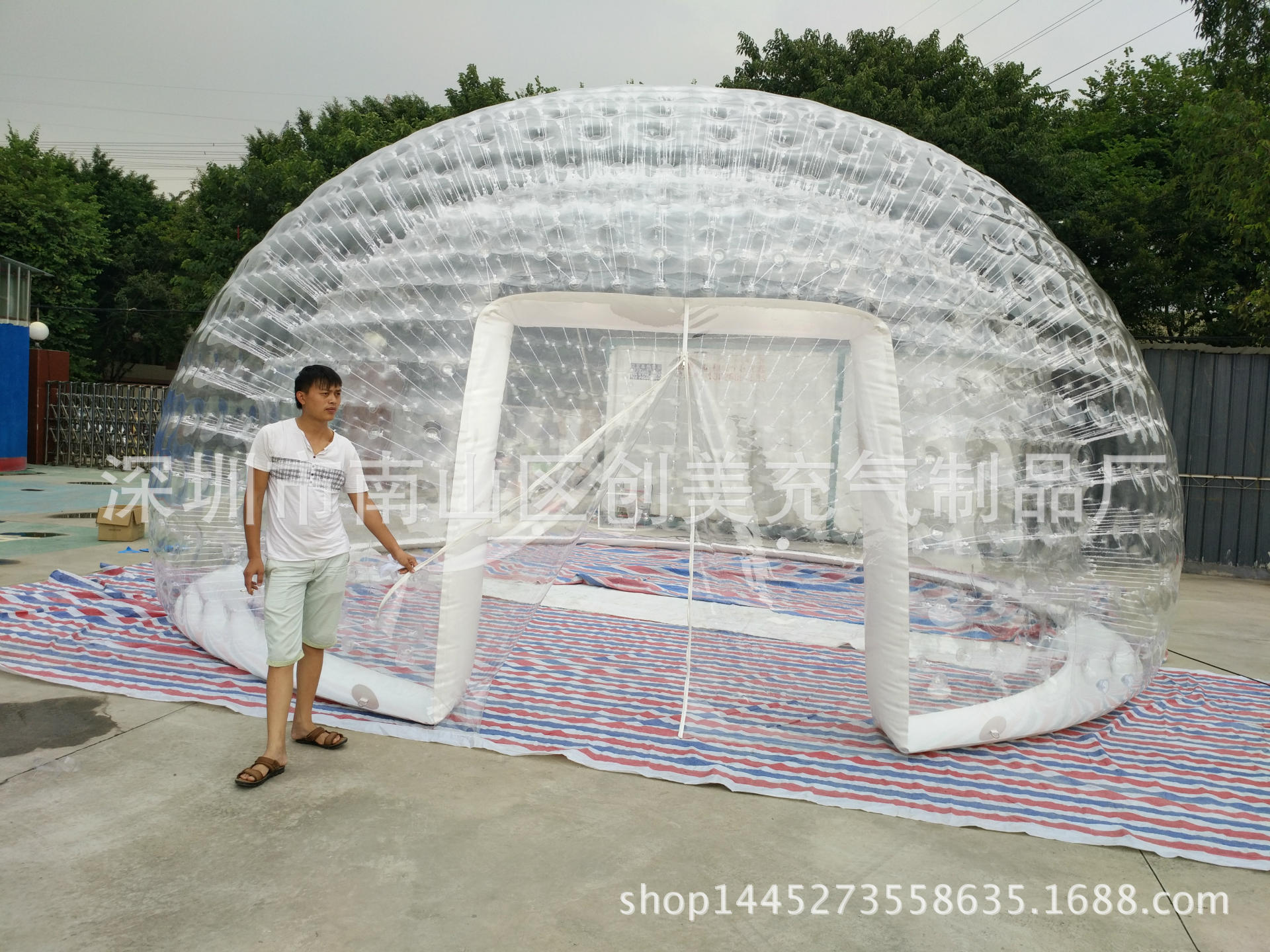 厂家直销大型充气帐篷 户外大型展销广告婚庆帐篷定制 充气帐篷