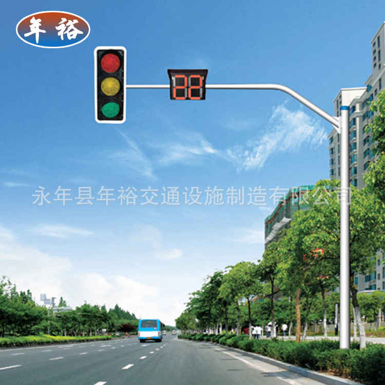 厂家直销  3米LED景观灯灯杆 一体化框架式交通信号红绿灯杆