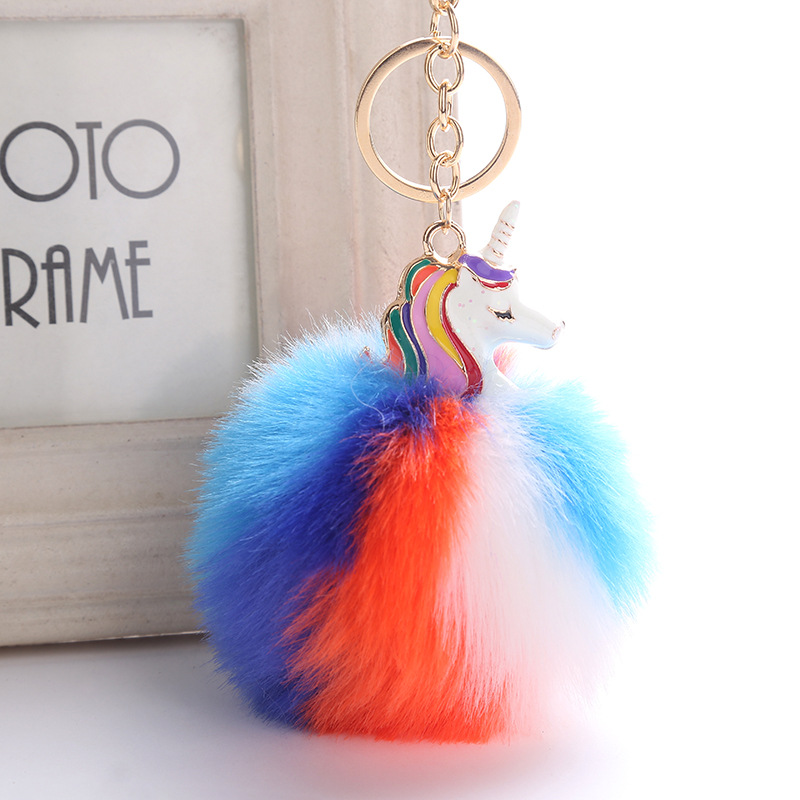 50g Weight Keychain Classification 1 Piece Quantity Daily Occasion Plush, Metal Material Unisex Gender Cute, Sweet Style 1 Piece Cute Sweet  Plush Metal Unisex Keychain 15