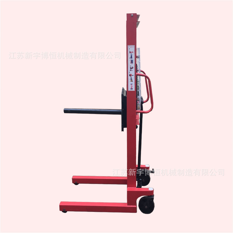 供应单/双圆滚型手动货物装卸车 液压升降机手动油压车升高机