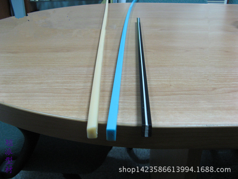 专业生产厂家生产各种形状不同颜色的ABS挤出型材-滑雪板专用条2