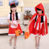 Little Red Riding Hood, suit, Christmas children's small princess costume for early age, halloween, for performances, graduation party