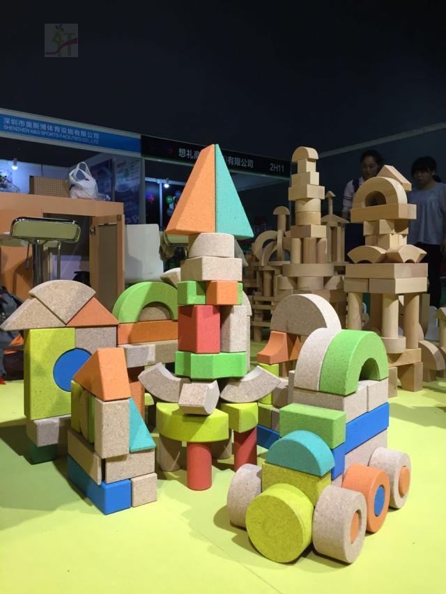 Cork building blocks kindergarten playground foam building blocks building blocks assembling building blocks large particles assembling building blocks