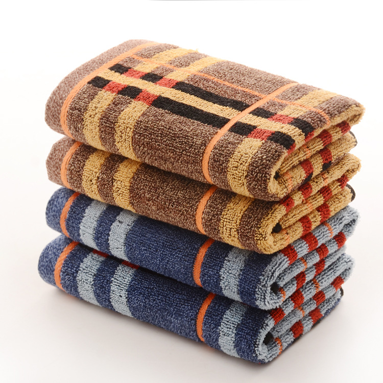 어두운 대형 격자 무늬 두꺼운 흡수성 성인 보편적 노동 보험 복지 수건 도매 공장 도매