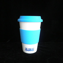 工廠直供 陶瓷杯 硅膠隔熱杯 馬克杯 創意杯 禮品杯 烤制logo