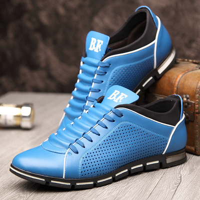 2019跨境男士休闲凉鞋韩版运动洞洞鞋商务透气镂空男凉鞋批发