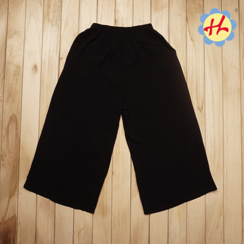 Women's Summer Cool Silk Pants Slub Cotton Women's Summer Comfortable Cropped Pants