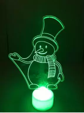 Подсветка LED с цветовой сменой, мигающие оптоволоконные рождественские мини-ёлки, ночник-подарок