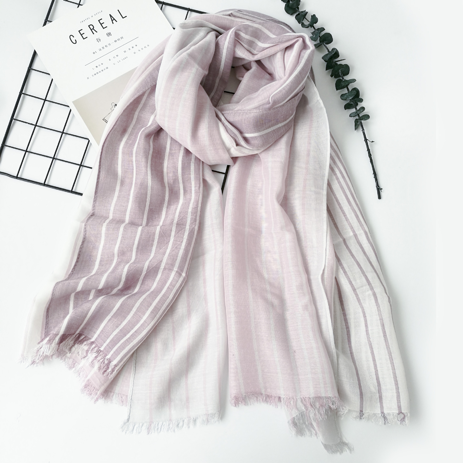 Summer Japanese thin scarf
