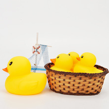 发声宠物搪胶小黄鸭 橡 胶搪 胶鸭子训 练 猫咪狗狗磨牙玩具