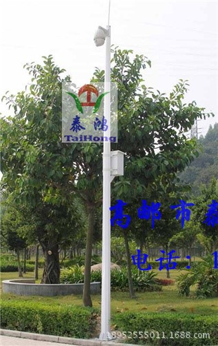 小区防盗监控杆 摄像头安装杆球机立杆 枪机立杆 3米4米5米杆