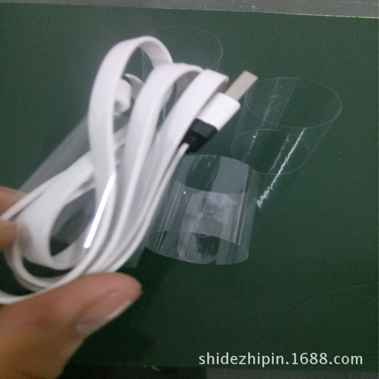 OPP扎带膜 OPP磨砂束线膜 OPP数据线包装膜 线材外保护膜 高透明