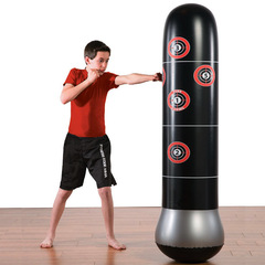 Thickened vertical inflatable tumbler boxing column for adults and children, inflatable boxing punching bag for venting anger.