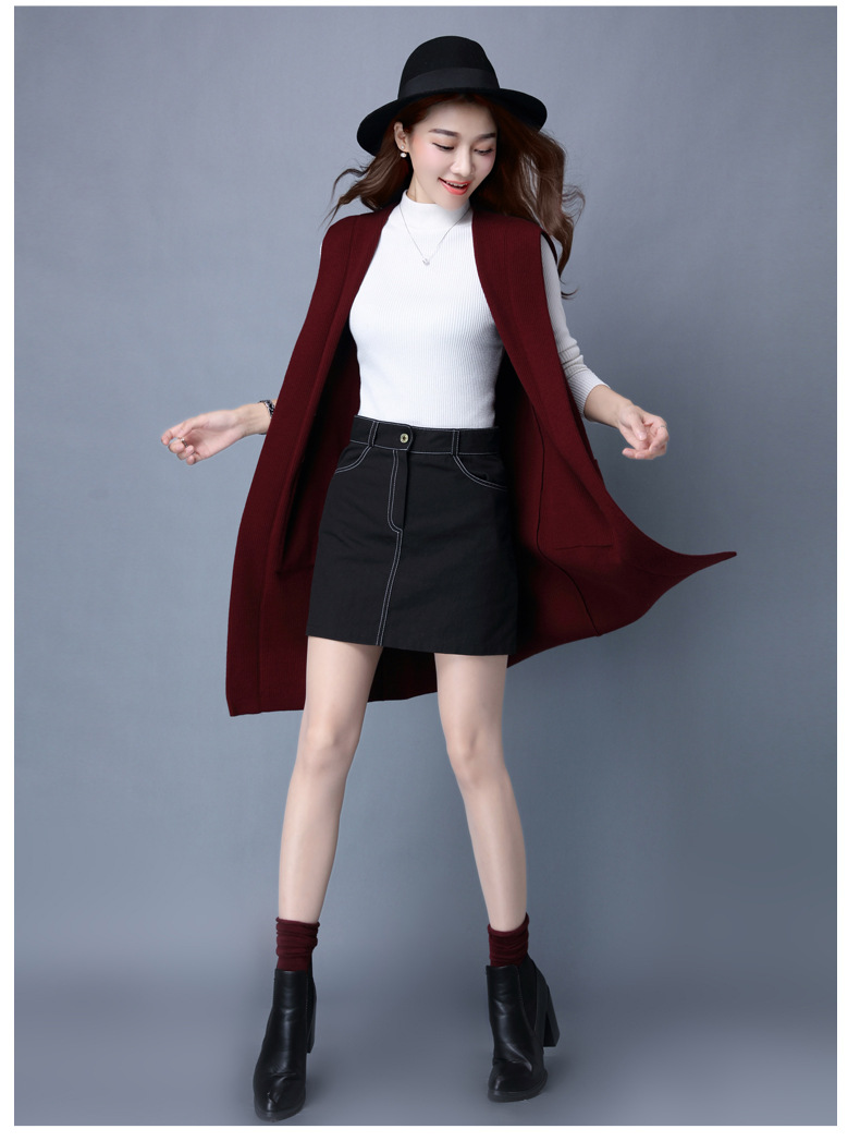 Gilet femme CYGNE ROUGE PLUIE en Tricot - Ref 3317300 Image 11