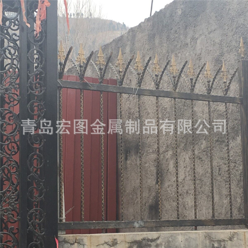 河南新力焦作专业定做的铁艺护栏、铸铁围栏、欧式别墅护栏和栅栏