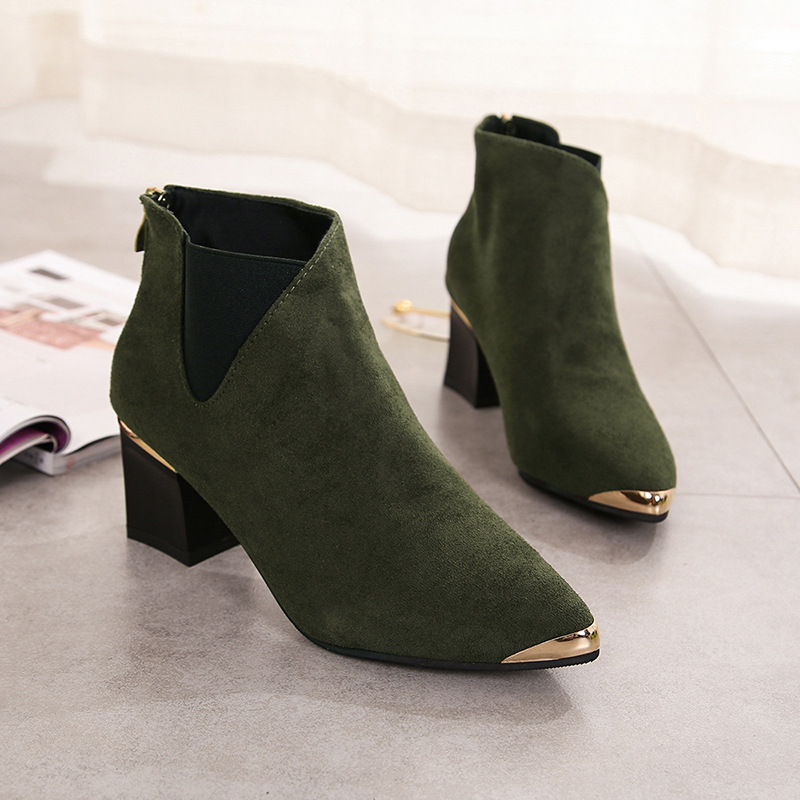 Bottes femme en Daim - Ref 3354981 Image 26