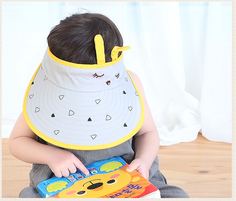 小兔大檐空顶帽_16