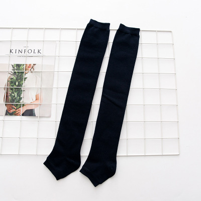 Spring and Autumn foot-stepping long socks air-conditioned room knee-pad socks warm leg-guard boot covers over-the-knee thigh socks pile socks