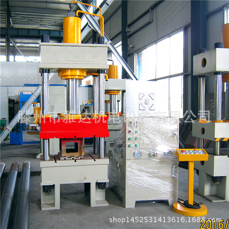 100T小型通用四柱压力机 100吨三梁四柱液压机