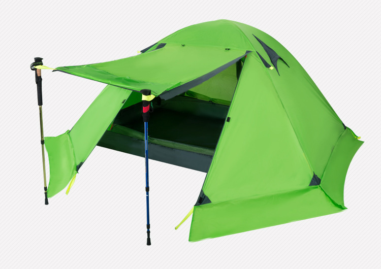 pinnacle Ultra-light Double-person Double-layer Aluminum Pole Anti-storm Rain and Snow Skirt Tent Outdoor Camping Mountain Climbing Four Seasons Snow Tent