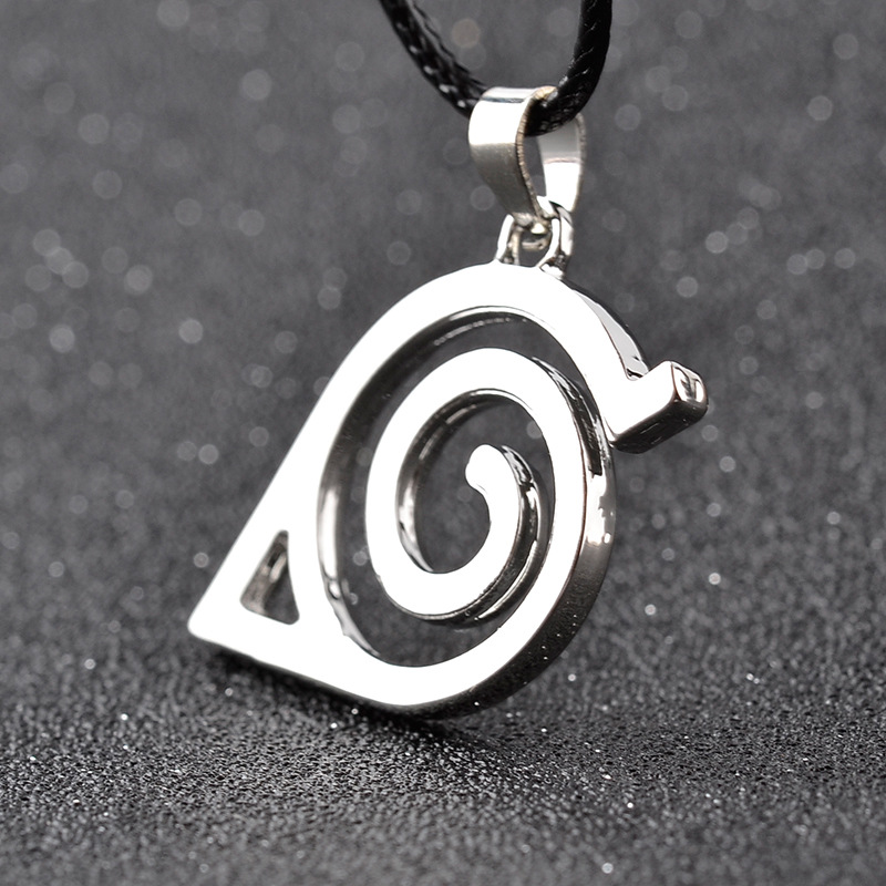 New fashion animation film and television around Naruto logo alloy necklace pendant wholesale