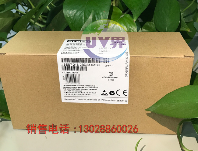 全新西门子正品 S7-200 CPU 226 6ES7 216-2BD23-0XB8 假一罚十