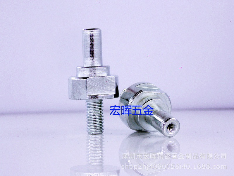 双头螺杆手拧螺丝m4内m6外牙双头螺丝 台阶螺丝圆柱螺铨m6螺杆