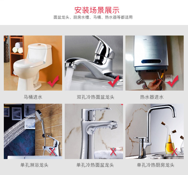The plumbing manufacturer supplies new 201 stainless steel corrugated pipe toilet basin faucet metal hose wholesale undefined