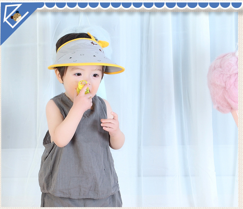 小兔大檐空顶帽_14