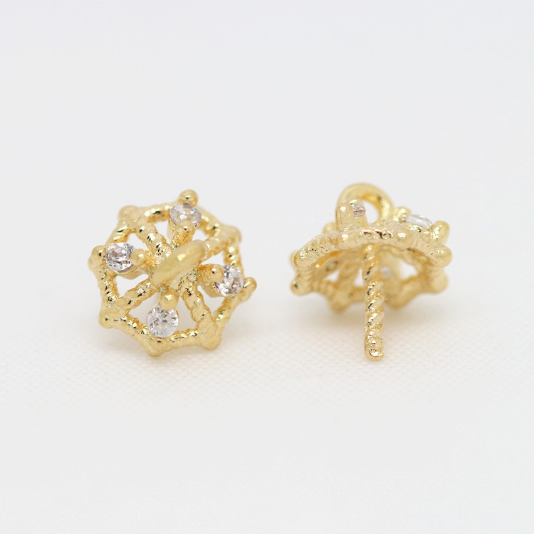 golden accessories pearl