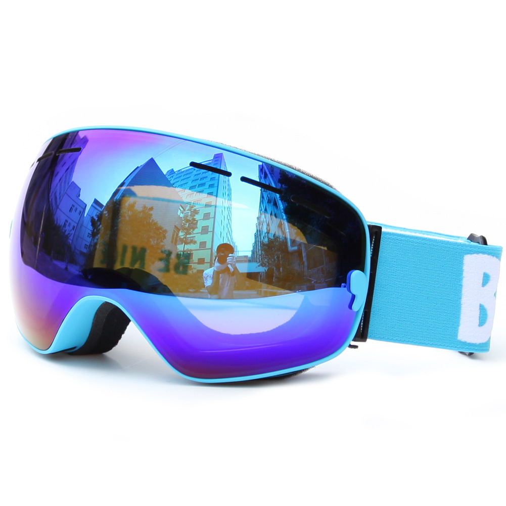 Factory direct supply of double-layer large spherical ski goggles