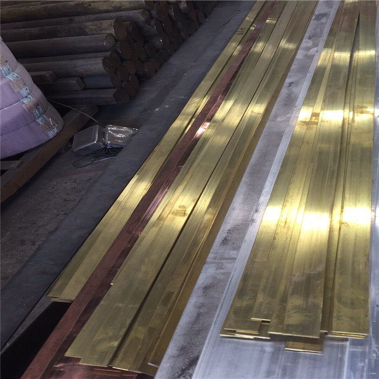 生产销售5*50 5*100mm 2米长定尺黄铜排 黄铜条