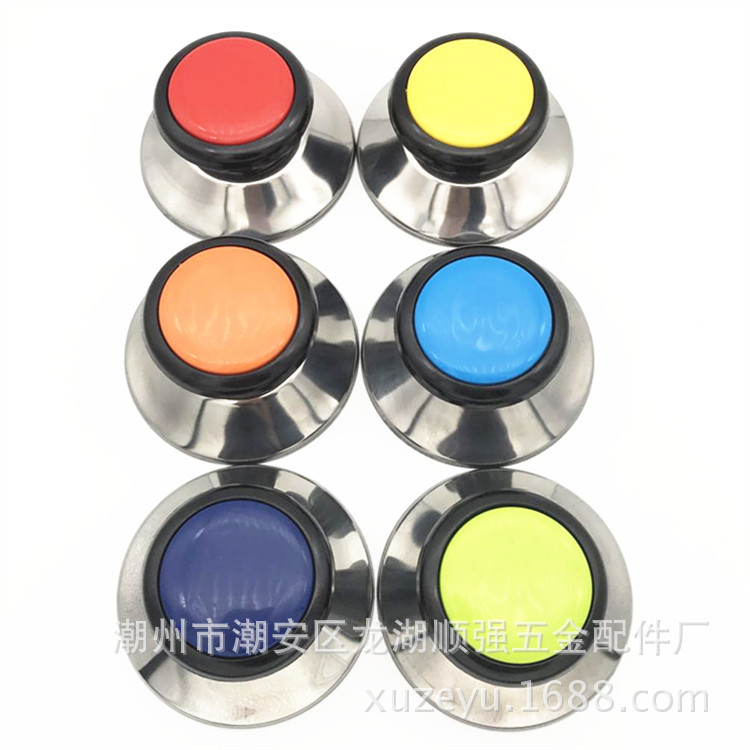 厂家直销 塑料可立锅盖把手 电木手柄 电木顶珠 锅盖把手 锅耳|ru