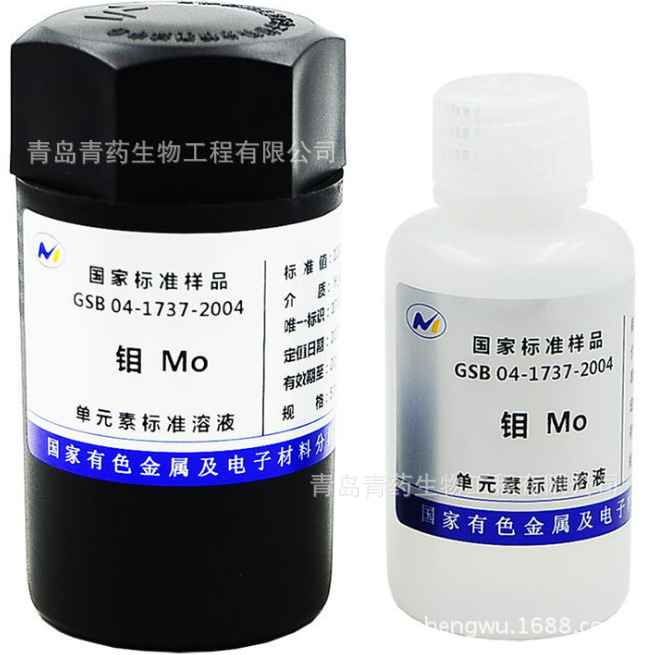 Mo�� ��׼��Һ ��Һ 1000ppm 50ml ������ɫ������Ԫ�ر�׼��Һ