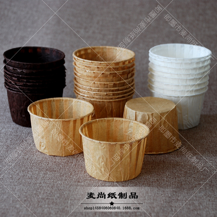 Calidad Alimentaria alta temperatura resistente ronda curling pastel de papel tomafen muffin pan desechable taza de papel titular de papel