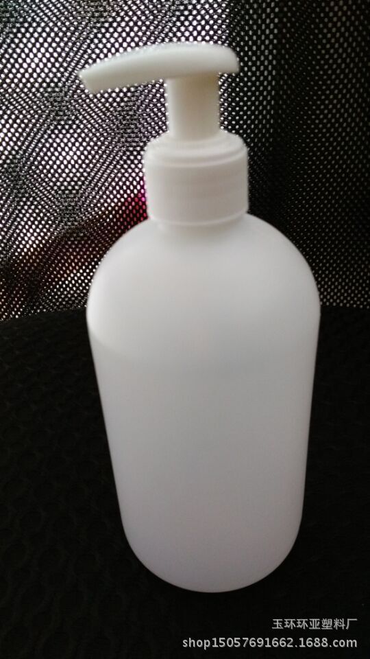 吹塑洗发露塑料瓶 500ml洗发水塑料瓶 HDPE新料扁圆塑料瓶加工