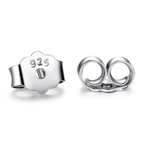 Jinhui 925 sterling silver with 925LOGO ear plugs, ear plugs, ear caps, earring accessories, jewelry wholesale