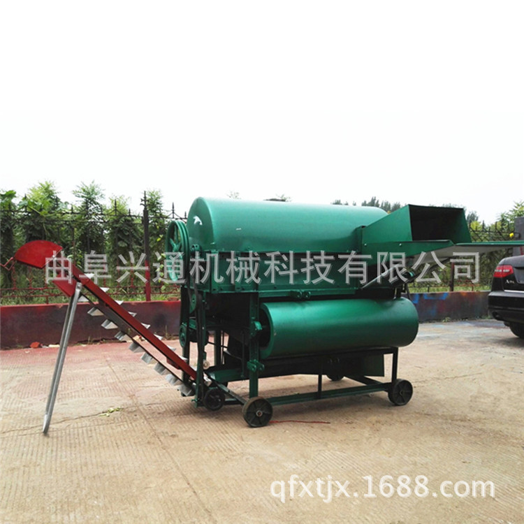 花生去秧子摘果分离机 花生摘果机视频 柴油动力花生摘果机