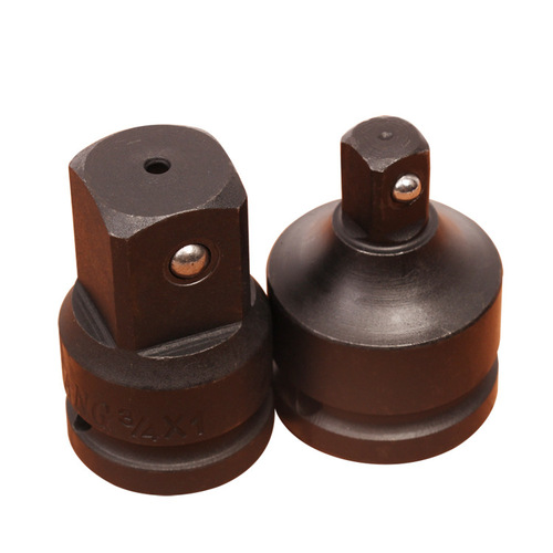 Pneumatic wind gun heavy-duty sleeve head to square conversion head phosphorized mutual conversion coupling 1 inch 1/2 3/4 