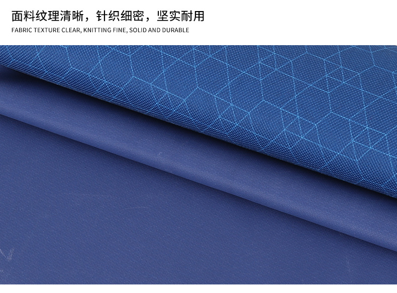 Factory direct sales of thickened and encrypted 600D Oxford fabric, calendered fabric, high-strength pvc rainproof fabric, luggage and tent fabric detail image 8
