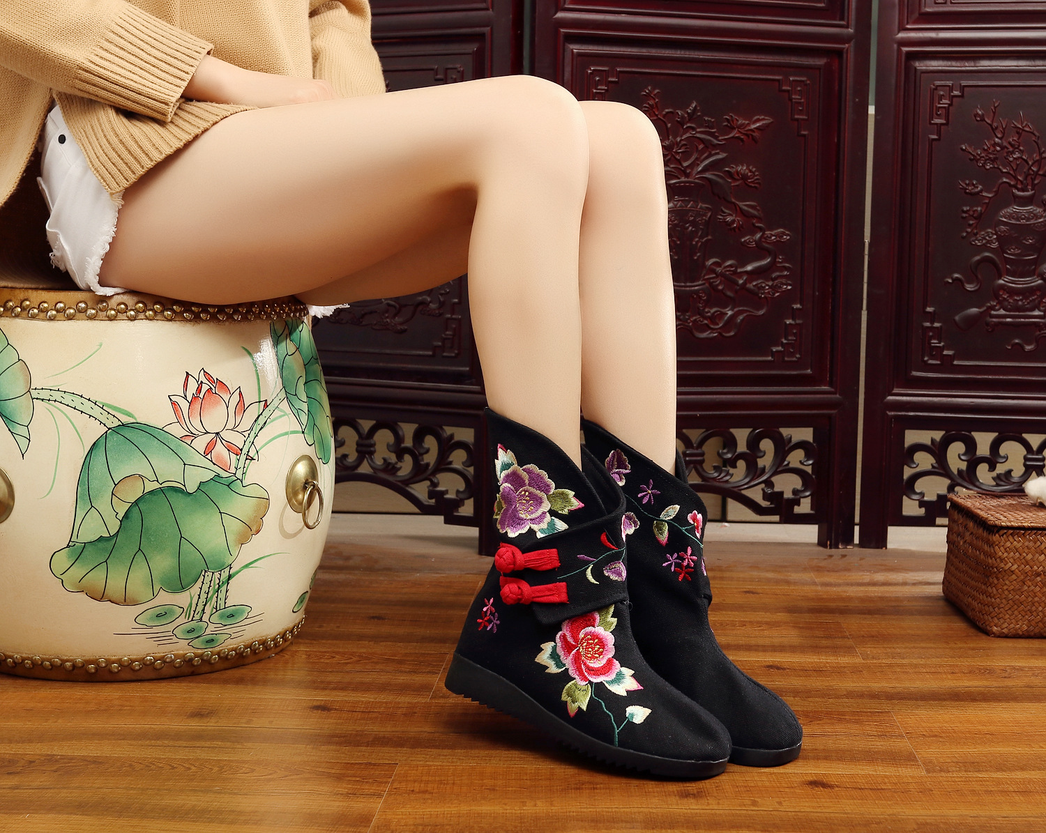 Bottes femme en Toile - Ref 3355292 Image 17