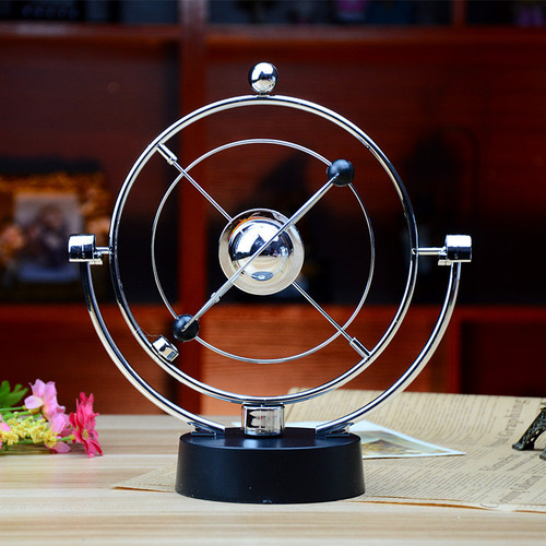 H005 Universe Planet Motion Orbit Perpetual Motion Instrument Magnetic Swing Dynamic Art Craft Gift Decorative Ornament