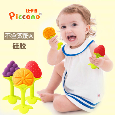 台湾Piccono(比卡諾)贸易公司-硅胶水果牙胶 宝宝用品 磨牙用品|ru