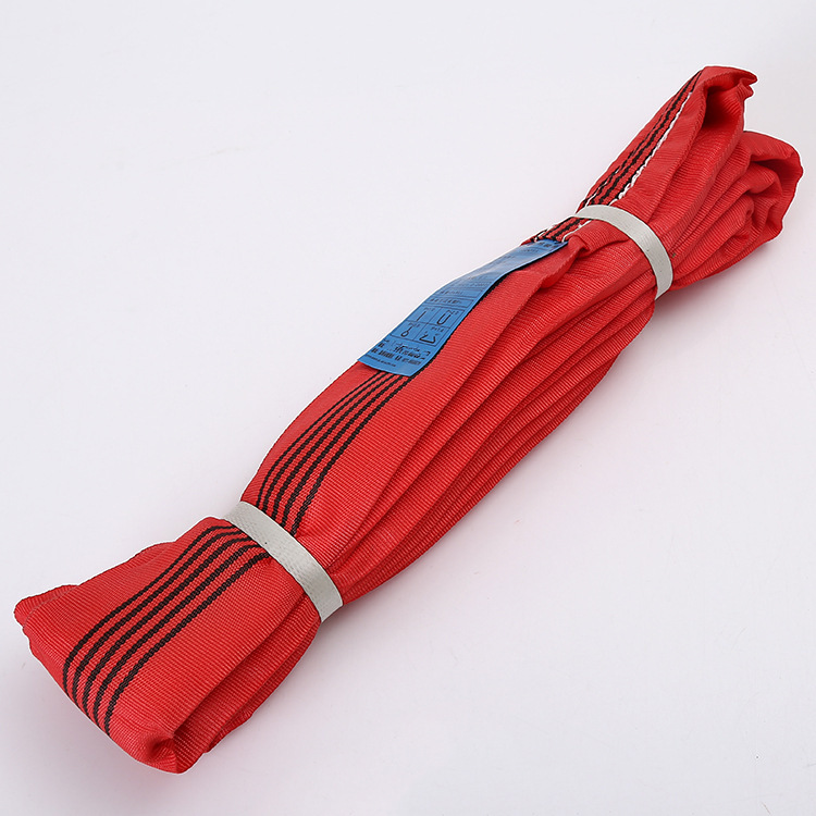 柔性吊装带双眼双扣环形工业起重吊带合成纤维吊带O形柔性吊装带