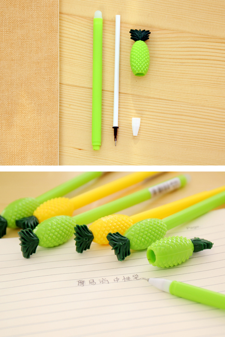 复制_韩国创意文具摩易消水笔 可爱菠萝造型中性.jpg